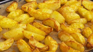 CRUNCHY POTATO WEDGES - MY HUSBAND LOVES THIS ROASTED POTATOES