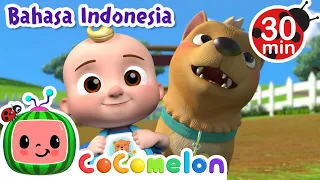 Bingo dan JJ di Peternakan | CoComelon | Kartun dan Lagu Anak | Moonbug Kids Indonesia