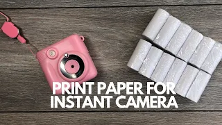 12 Rolls Instant Print Camera for Kids Refill Print Paper