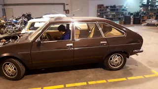 Renault 20 TX engine running