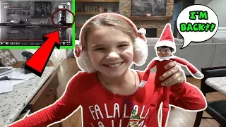 Elf On The Shelf Came Back! Elf Caught Moving On Camera! How To Get Your Elf To Come Early!