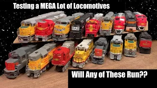 Testing My MEGA Locomotives Lot from eBay - Will They Start?