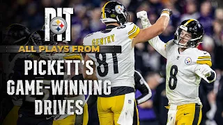 HIGHLIGHTS: Game-winning drives led by Kenny Pickett | Pittsburgh Steelers