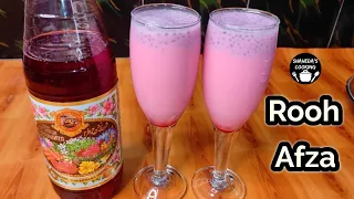 Rooh Afza Drink Recipe | Rooh Afza | Rooh Afza Recipe | Rooh Afza Sharbat | How To Make Rooh Afza