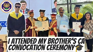 CA Convocation 2023 | I Attended My Brother's CA convocation ceremony| ca convocation kit unboxing