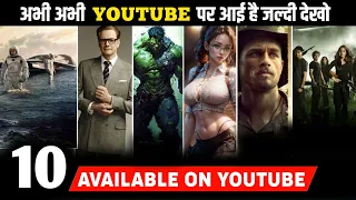 Top 10 Best Hollywood Action/Adventure Movies on YouTube in Hindi | New Hollywood Movies on YouTube