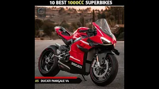 Top 10 Best 1000cc Bikes In World 🌍 || Luxurious Facts || #shorts