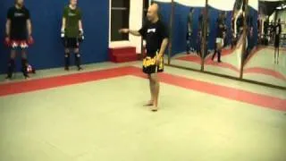 Ajahn Burklerk- Foot Work and Kicking pads