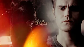 stefan & elena || you're still a traitor. [HBD SEB]