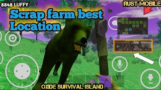 Solo scrap farming base location | oxide survival Island