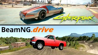 BeamNG Drive Driving Physics Vs. Cyberpunk 2077