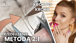 Przedłużanie rzęs 2D - na czym polega i jak zrobić? Stylizacja rzęs krok po kroku | Posh Lashes