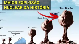 Rússia divulga vídeo da maior Explosão Nuclear da História