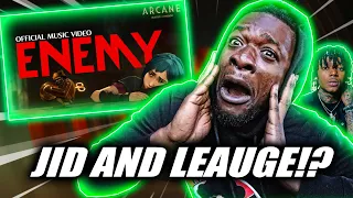 JID & LEAGUE! | Imagine Dragons & JID - Enemy (from the series Arcane League of Legends) Music Video