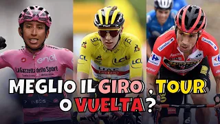 Quale GRAND TOUR 2022 è stato disegnato meglio? Confronto tra Giro d'Italia, Tour de France e Vuelta