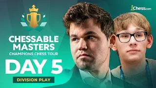 Magnus v Prodigy Sensation Denis! Ian, Alireza & Co In Losers Bracket! Chessable Masters 2024 Day 5