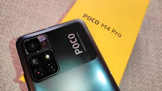POCO M4 Pro 5G супер новинка ноября 2021! распаковка и обзор, звук стерео и NFC