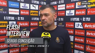 Sérgio Conceição: "Estou disponível para falar com quem quer que seja"