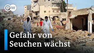 Sorge vor Cholera nach Überschwemmungen in Libyen | DW Nachrichten