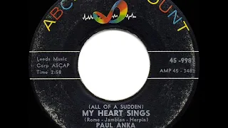 1959 HITS ARCHIVE: All Of A Sudden My Heart Sings - Paul Anka
