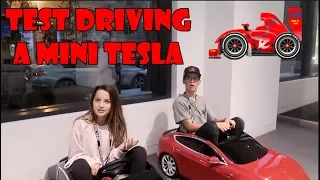 Test Driving a Mini Tesla 🏎 (WK 348.2) | Bratayley