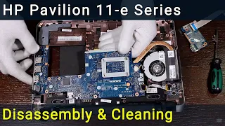 HP Pavilion 11-e Disassembly, Fan Cleaning, and Thermal Paste Replacement Guide