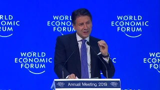 L'intervento del Presidente Conte al World Economic Forum di Davos