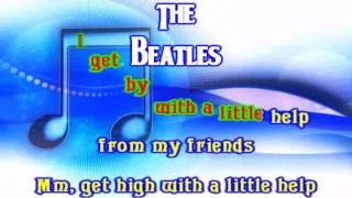 The Beatles - With a little help from my friends KARAOKE