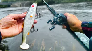River Fishing for PIKE! (Big Lures)