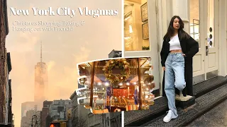 New York City Vlogmas | Getting into the Spirit with Christmas Shopping, Baking, & Friends!