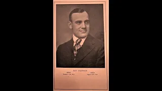 Ray Chapman Only MLB Baseball Player Killed by a Pitched Ball. 1891-2021 marks his 130th Birthday.