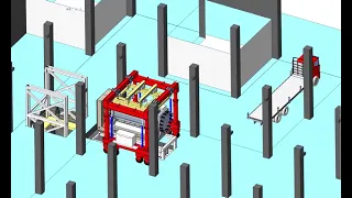 Electrolytic Hydrogen Production Equipment Assembly Line- Vertical Lift & Mobile Hydraulic Upender