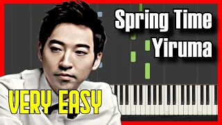 🎹 How to Play Yiruma - Spring Time ✔️ | 【2022】Easy Slow Piano Tutorial (Synthesia)