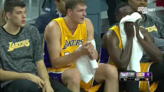 Timofey Mozgov vs Kings, 13.10.2016. Preseason.