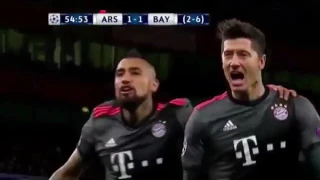 Arsenal Vs Bayern Munich All (2-10) Highlights & Goals 07 Mar 17