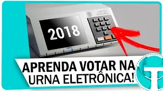 Como votar na URNA ELETRÔNICA - Simulador e ordem de votação!