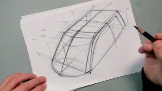 How to Draw Perspective & transparency Car Sketches Luciano Bove