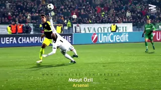 Mesut Ozil Amazing Goal ( Ludogorets vs Arsenal .  UCL 01/11/2016 ) HD
