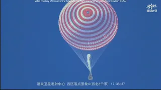 Shenzhou-17 landing