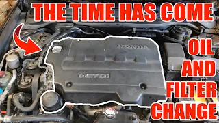 Honda Accord 2005 2.2i-CTDi Detailed Oil Change