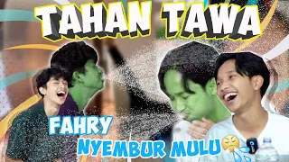 CHALLANGE REACTION VIDEO LUCU_ MANDI DI SEMBUR FAHRY!