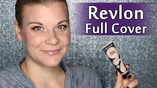 Revlon Colorstay Full Cover Foundation - Try On + Time Trial | Makeup Your Mind