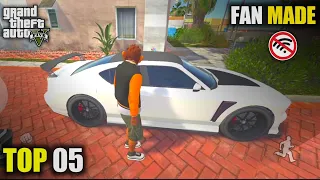 Top 5 Best Games Like GTA 5 New Games on Android | GTA V Fan Made Games Realistic Graphics