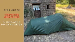 Ein Overnighter mit dem Wolf (Gossamer II Zelt von Jack Wolfskin)   4K