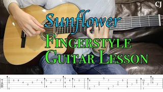 Sunflower (Loss Of Love) - Henry Mancini (With Tab) | Watch and Learn Fingerstyle Guitar Lesson