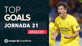 All goals Matchday 21 LaLiga SmartBank 2022/2023