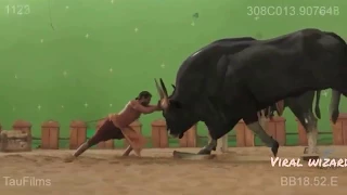 Bahubali 2 | VFX making video | bahubali super effect |  GREEN Screen | RANA BULL Fight.