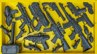 Membersihkan Nerf AK47, nerf m4, Assault Rifle, Nerf Gun, ShotGun, fast Sniper Rifle, Glock Pistol