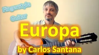 Europa by Carlos Santana (Fingerstyle Guitar Cover)