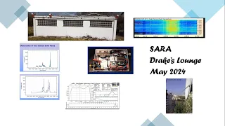 Drake's Lounge May 2024 - solar event, 3-element interferometer, antenna deformation corrections